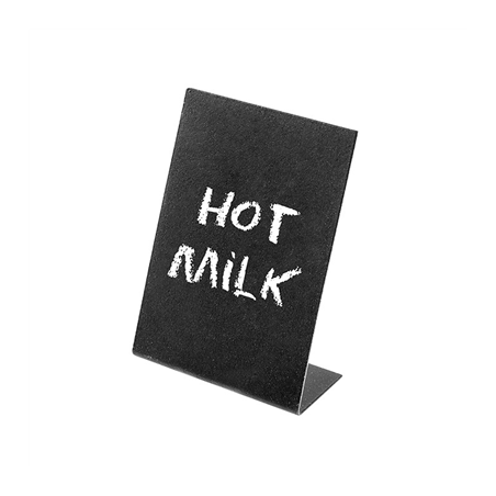 Image ARDOISES DE TABLE  5,3x7,3 CM NOIR FER (6 UNITÉ) #1