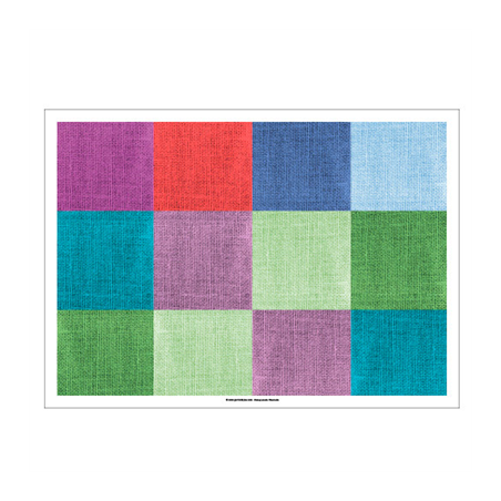 Image SETS DE TABLE OFFSET 'FABRIC' 70 G/M2 31x43 CM QUADRICHROMIE PAPIER (2000 UNITÉ) #1