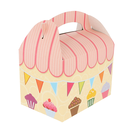 Image BOÎTES MENU ENFANT 'PARTY' 320 G/M2 15,50x10,50x17,50 CM QUADRICHROMIE CARTON (300 UNITÉ) #1