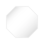 MIROIR OCTOGONAL 41x41x0,5 CM ACRYLIQUE (1 UNITÉ) Image MIROIR OCTOGONAL 41x41x0,5 CM ACRYLIQUE (1 UNITÉ) #1