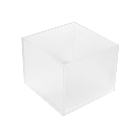 Image PORTE PAILLES  12,5x12,5x10 CM TRANSPARENT METACRYLATE (12 UNITÉ) #1