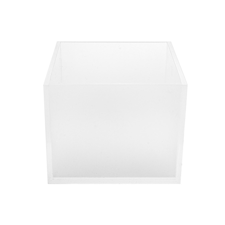 PORTE PAILLES  12,5x12,5x10 CM TRANSPARENT METACRYLATE (12 UNITÉ)