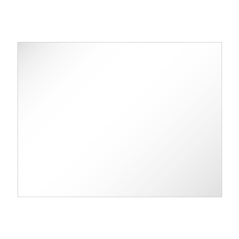 Image MIROIR RECTANGULAIRE  61x41x0,5 CM ACRYLIQUE (1 UNITÉ) #1
