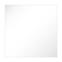 Image MIROIR CARRÉ  41x41x0,5 CM ACRYLIQUE (1 UNITÉ) #1