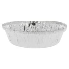 RÉCIPIENTS TARTELETTES 830 ML Ø 18,5/17x4,3 CM ALUMINIUM (100 UNITÉ)