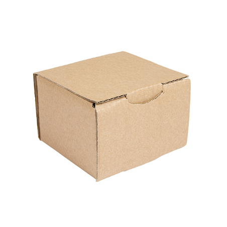 Image BOÎTE POSTALE  404 G/M2 12x10x8 CM NATUREL CARTON (50 UNITÉ) #1