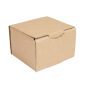 Image BOÎTE POSTALE  404 G/M2 12x10x8 CM NATUREL CARTON (50 UNITÉ) #1
