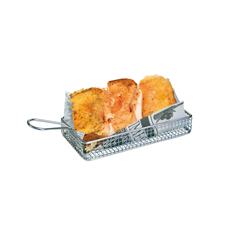 Image MINI FRITEUSE LONGUE 'ARTINOX'  24x15x3,5 CM ARGENTE INOX (6 UNITÉ) #1