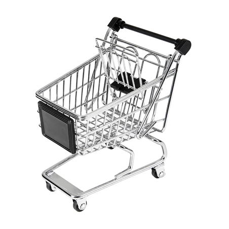 Image MINI CADDIES 'ARTINOX'  13x13,5x9,5 CM CHROME ACIER (6 UNITÉ) #1