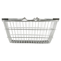 MINI PANIERS DE LA MÉNAGÈRE 18,5x13,5x9 CM CHROME ACIER (6 UNITÉ)