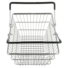 Image MINI PANIERS DE LA MÉNAGÈRE  18,5x13,5x9 CM CHROME ACIER (6 UNITÉ) #3