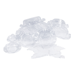 Image PYRAMIDE 92 MACARONS  Ø 33,8x47,5 CM TRANSPARENT PVC (1 UNITÉ) #5