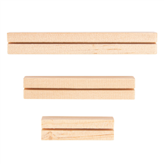 3 U. BASES POUR ARDOISES   NATUREL BOIS (10 UNITÉ)