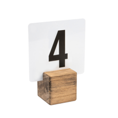 Image 2 U. SUPPORTS CUBIQUES POUR ARDOISES  4,8 CM NATUREL BOIS (8 UNITÉ) #5