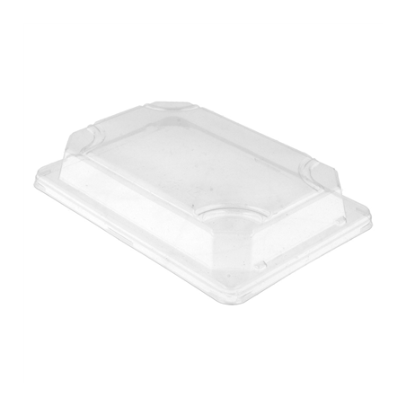 Image COUVERCLES POUR RÉF. 212.94 'BIONIC'  17x12x3,2 CM TRANSPARENT OPS (1000 UNITÉ) #1