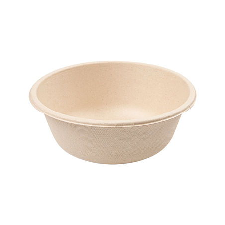 Image SALADIERS 'BIONIC' 500 ML Ø 15x6 CM NATUREL BAGASSE (500 UNITÉ) #1