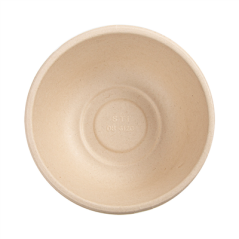 Image SALADIERS 'BIONIC' 500 ML Ø 15x6 CM NATUREL BAGASSE (500 UNITÉ) #3