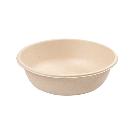 Image SALADIERS 'BIONIC' 950 ML Ø 18,6x6,1 CM NATUREL BAGASSE (500 UNITÉ) #1