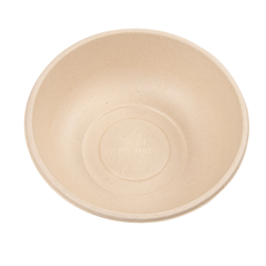 Image SALADIERS 'BIONIC' 950 ML Ø 18,6x6,1 CM NATUREL BAGASSE (500 UNITÉ) #3