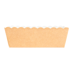 DELI-BARQUETTES  210 + 15 PE G/M2 11x4,7x4,15 CM MARRON CARTON (50 UNITÉ)