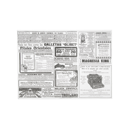 Image SETS DE TABLE 'GACETA' 48 G/M2 31x43 CM BLANC CELLULOSE (2000 UNITÉ) #1