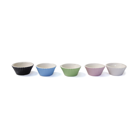 Image 10 MOULES CUPCAKES Ø 7x3 CM ASSORTI CERAMIQUE (1 UNITÉ) #1