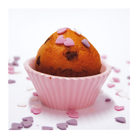 10 MOULES CUPCAKES Ø 7x3 CM ASSORTI CERAMIQUE (1 UNITÉ)