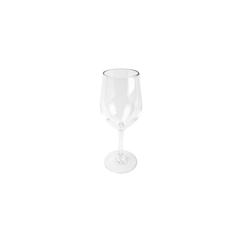 VERRES À PIED À VIN 325 ML Ø 6/7,4x20 CM TRANSPARENT POLYCARBONATE (12 UNITÉ)