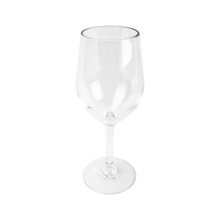 Image VERRES À PIED À VIN 325 ML Ø 6/7,4x20 CM TRANSPARENT POLYCARBONATE (12 UNITÉ) #1