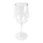 Image VERRES À PIED À VIN 325 ML Ø 6/7,4x20 CM TRANSPARENT POLYCARBONATE (12 UNITÉ) #1