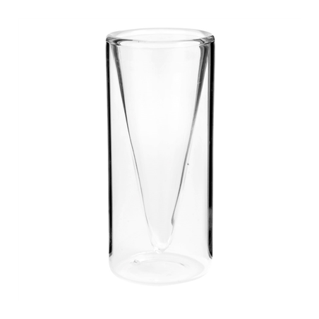 Image VERRES DOUBLE PAROI 40 ML Ø 4x9 CM TRANSPARENT VERRE BOROSILICATE (12 UNITÉ) #1