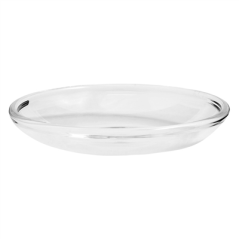 Image MINI ASSIETTES  Ø 6x1 CM TRANSPARENT VERRE BOROSILICATE (12 UNITÉ) #1