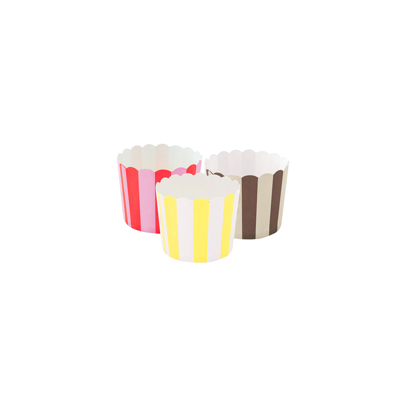 MUFFIN CUPS  Ø 6x5 CM ASSORTI CARTON (2400 UNITÉ)