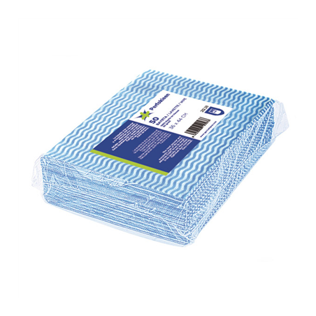 Image 50 U. LAVETTES "PERFOKLEEN"  45 G/M2 36x42 CM BLEU VISCOSE (1 UNITÉ) #1