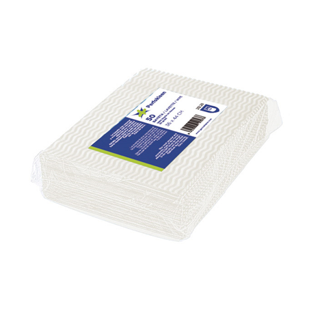 Image 50 U. LAVETTES "PERFOKLEEN"  45 G/M2 36x42 CM BLANC VISCOSE (1 UNITÉ) #1