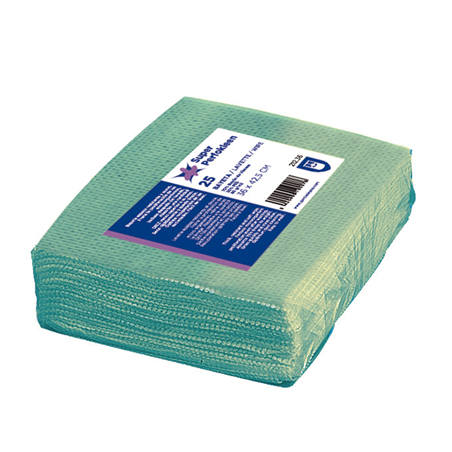 Image 25 U. LAVETTES "SUPER PERFOKLEEN"  80 G/M2 36x42,5 CM VERT VISCOSE (1 UNITÉ) #1