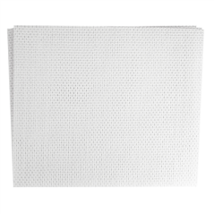 25 U. LAVETTES "SUPER PERFOKLEEN"  80 G/M2 36x42,5 CM BLANC VISCOSE (1 UNITÉ)
