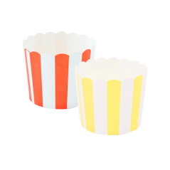 Image MUFFIN CUPS  150 + 18 g/m2 Ø 5,3x4,2 CM ASSORTI CARTON (2400 UNITÉ) #1