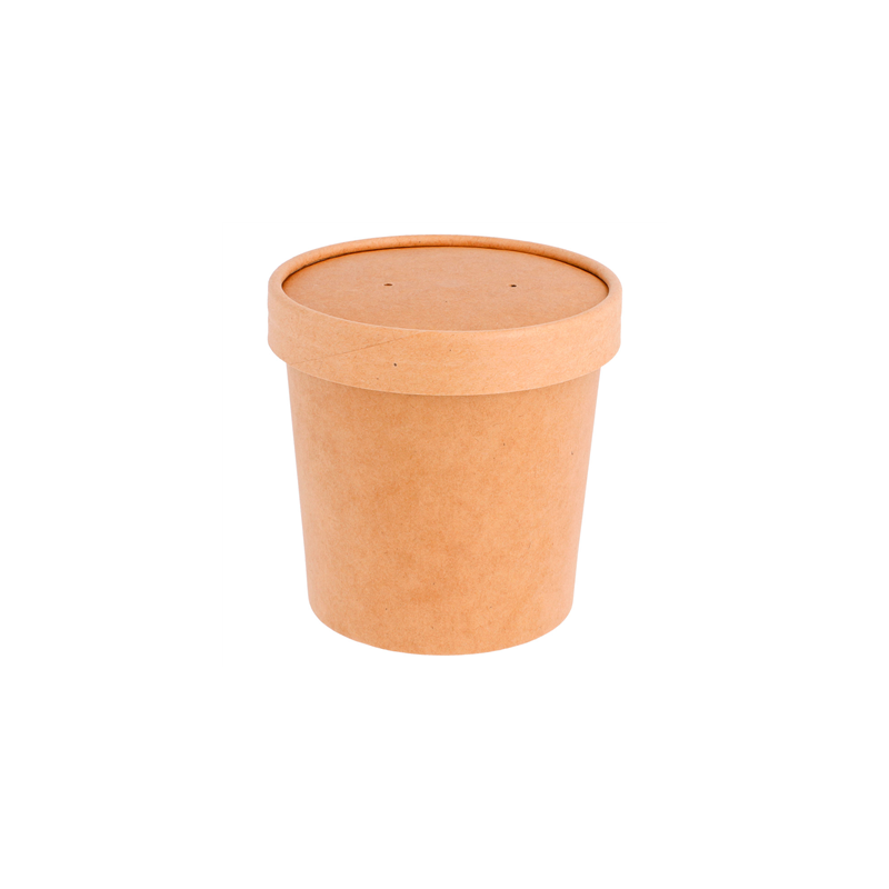 RÉCIPIENTS + COUVERCLES 360 ML - 12 oz 300 + 18 PE G/M2 Ø 9/7,3x8,6 CM NATUREL KRAFT (250 UNITÉ) RÉCIPIENTS + COUVERCLES 360 ML - 12 oz 300 + 18 PE G/M2 Ø 9/7,3x8,6 CM NATUREL KRAFT (250 UNITÉ)