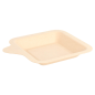 Image ASSIETTES CARRÉES 'BIONIC'  11x11x1,7 CM NATUREL BAGASSE (1000 UNITÉ) #3