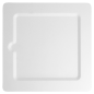Image ASSIETTES CARRÉES 'BIONIC'  20x20x1 CM BLANC BAGASSE (200 UNITÉ) #1