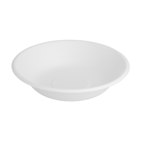 Image ASSIETTES CREUSES 'BIONIC' 460 ML Ø 16x3,6 CM BLANC BAGASSE (1000 UNITÉ) #1