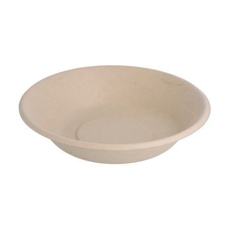 Image ASSIETTES CREUSES 'BIONIC' 680 ML Ø 19x4 CM NATUREL BAGASSE (1000 UNITÉ) #1