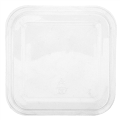 Image COUVERCLES POUR RÉF. 212.84 'BIONIC'  10x10x2 CM TRANSPARENT PET (1000 UNITÉ) #3