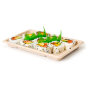 Image BOÎTES SUSHI 'BIONIC'  21,3x13,3x1,5 CM NATUREL BAGASSE (800 UNITÉ) #4