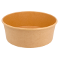POTS SALADIERS 1300 ML - 43,3 oz 320 + 18 PE G/M2 Ø 18,4/16x6,6 CM NATUREL KRAFT (300 UNITÉ) Image POTS SALADIERS 1300 ML - 43,3 oz 320 + 18 PE G/M2 Ø 18,4/16x6,6 CM NATUREL KRAFT (300 UNITÉ) #1