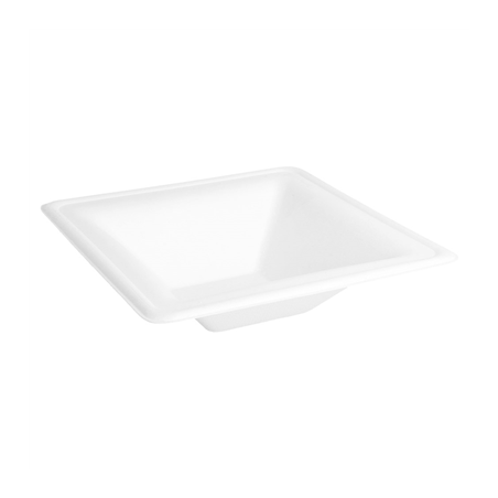 Image BOLS 'BIONIC' 500 ML 16x16x4 CM BLANC BAGASSE (400 UNITÉ) #1