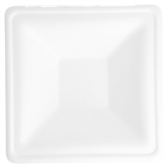 Image BOLS 'BIONIC' 500 ML 16x16x4 CM BLANC BAGASSE (400 UNITÉ) #3