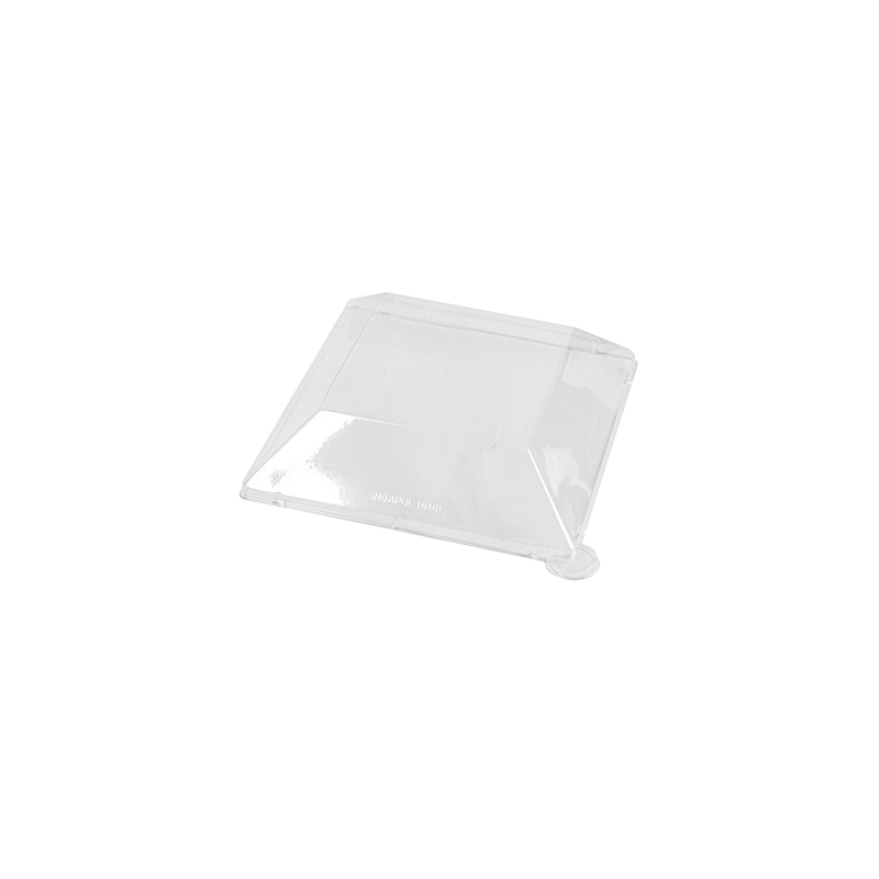 COUVERCLES POUR RÉF. 213.71 'BIONIC' 16x16x4 CM TRANSPARENT PET (400 UNITÉ) COUVERCLES POUR RÉF. 213.71 'BIONIC' 16x16x4 CM TRANSPARENT PET (400 UNITÉ)
