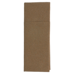SERVIETTES "CANGURITO"  55 G/M2 33x40 CM CHOCOLAT AIRLAID (700 UNITÉ)
